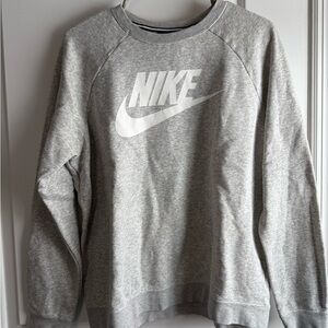 Nike Heather Gray Crewneck Sweatshirt